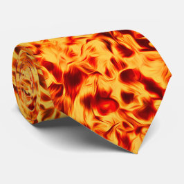 Corbata Encendido - Textura de llama audaz