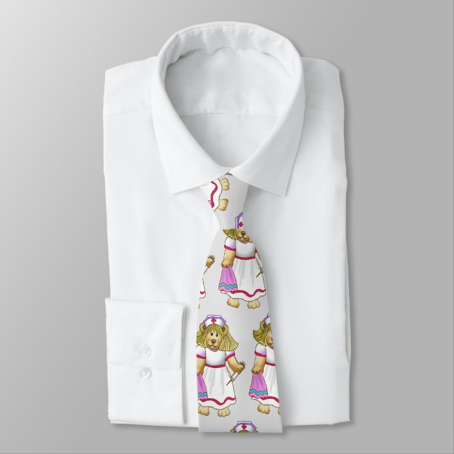 Corbata Enfermera Betsy Bear  (Atado)
