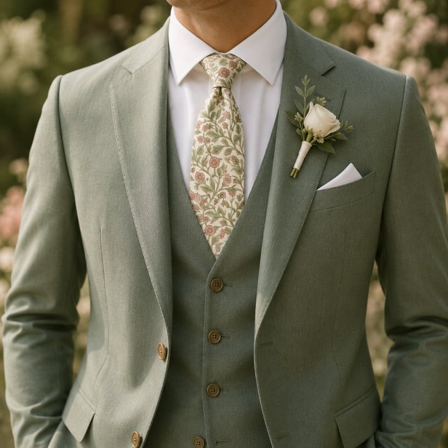 Corbata Enredadera de flores silvestres rosadas (Subido por el creador)