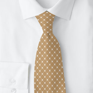Corbata Enrejado de camello