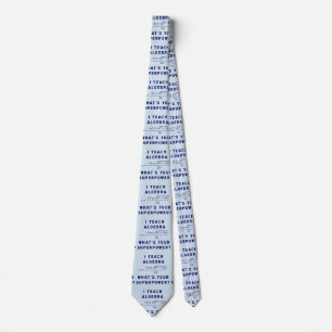 Corbata Enseño a álgebra/cuál es su superpotencia