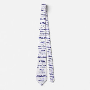 Corbata Enseño Álgebra / ¿Cuál es tu Superpoder