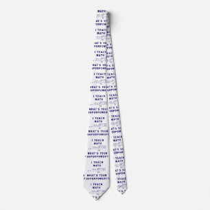 Corbata Enseño Matemáticas / ¿Cuál es tu Superpoder?