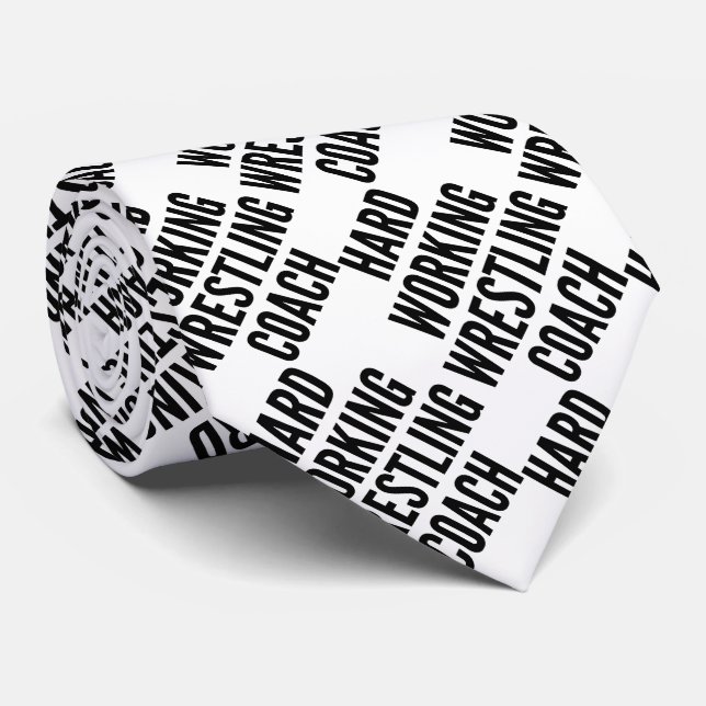Corbata Entrenador de lucha dura (Enrollado)