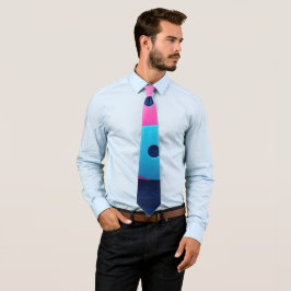 Corbata Equilibrio geométrico: patrón vibrante de Yin Yang
