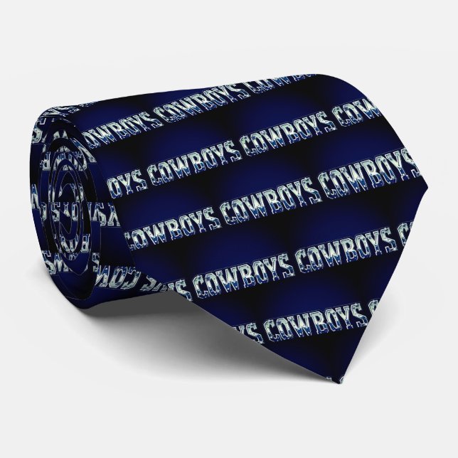 Corbata Equipo Deportivo de Cowboys (Enrollado)