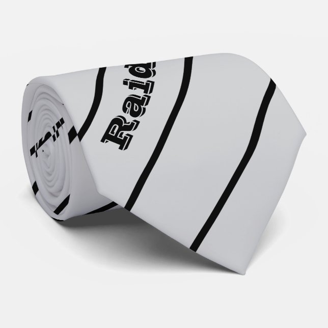 Corbata Equipo deportivo de Raiders NeckTie (Enrollado)