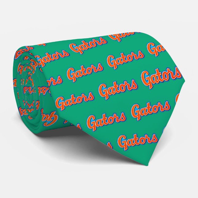 Corbata Equipo Deportivo Gators Tie De Cuello (Enrollado)