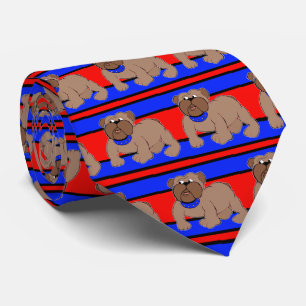 Corbata Equipo deportivo Red Blue Necktie