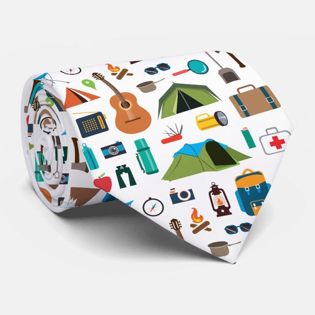 Corbata Equipo que acampa (Enrollado)