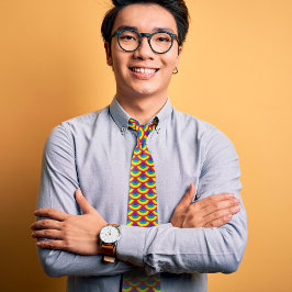 Corbata Escala de sirenas arcoiris