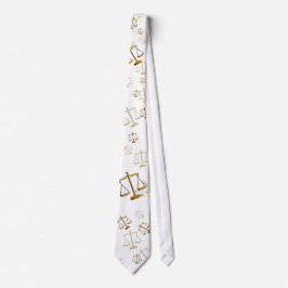 Corbata Escalas dispersadas del abogado de la justicia el