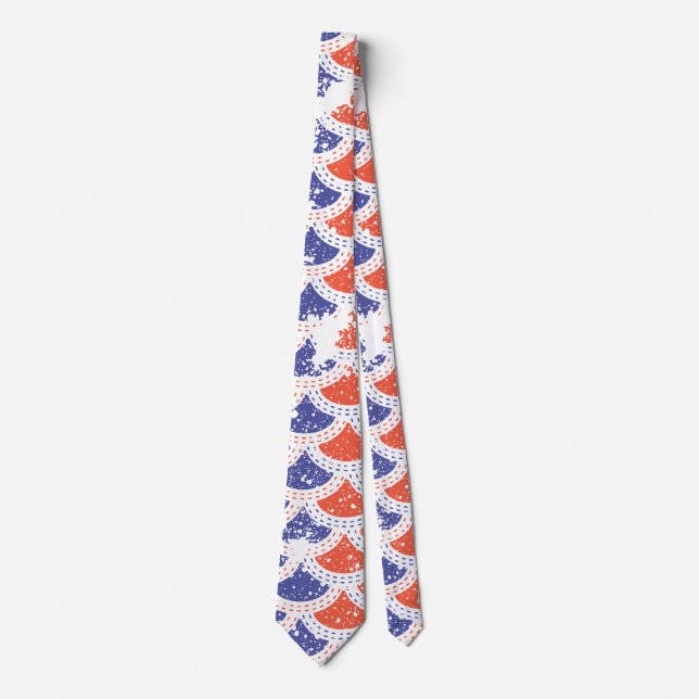Corbata Escamas de pez costeras americanas (Anverso)