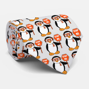 Corbata Esclerosis múltiple: Pingüino con un Rótulo de la