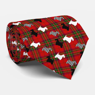 Corbata Escocia y Stewart Plaid