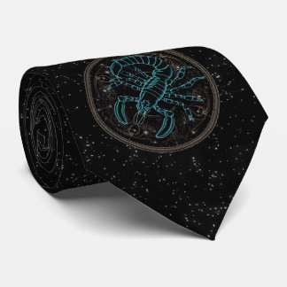 Corbata Escorpio Astrología Zodiac Neck Tie