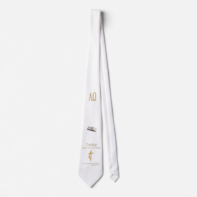 Corbata Escritura bíblica cristiana (Anverso)