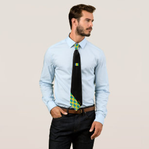 Corbata Escritura cristiana ST VINCENT John 3:16 NEGRO