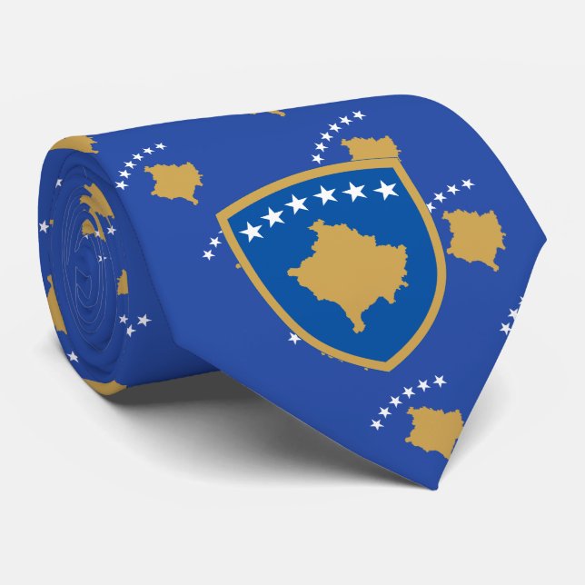 Corbata Escudo de armas de Kosovo, Kosovo (Enrollado)