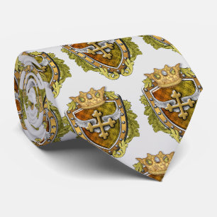 Corbata Escudo de Armas de la Familia Cruz