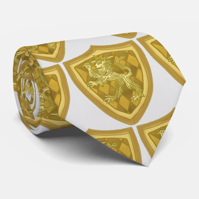 Corbata Escudo de Armas de la Familia León (Enrollado)