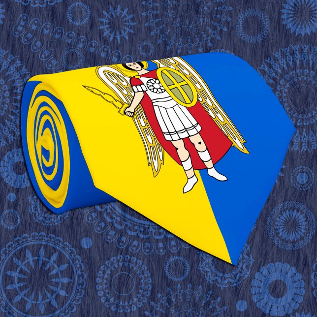 Corbata Escudo de armas de Ucrania y Kiev, bandera ucrania (Subido por el creador)