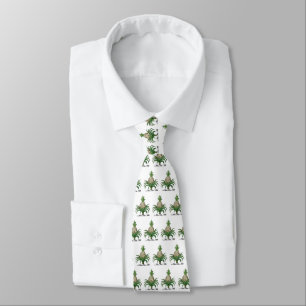 Corbata Escudo Preppy Heráldica de Cubierta de Piña