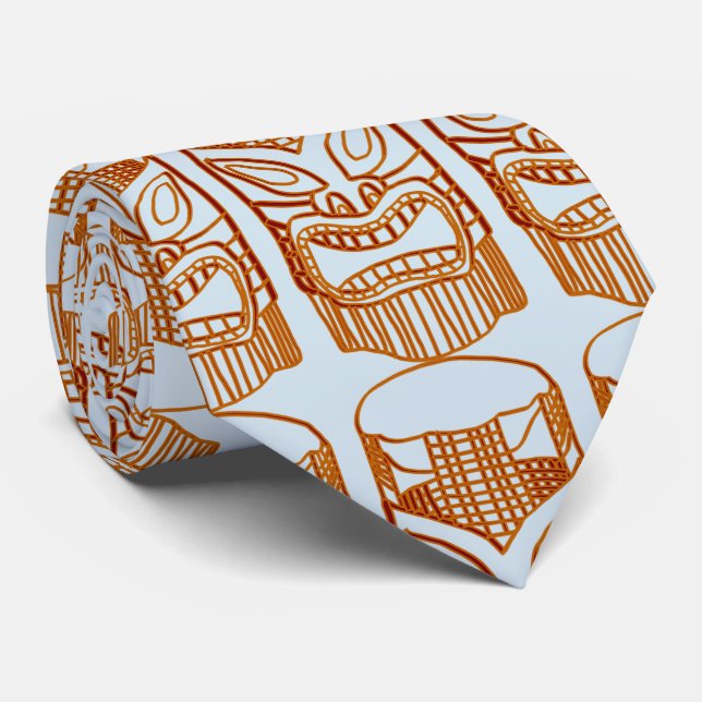 Corbata Escultura tallada Thunder_Cove de Tiki (Enrollado)