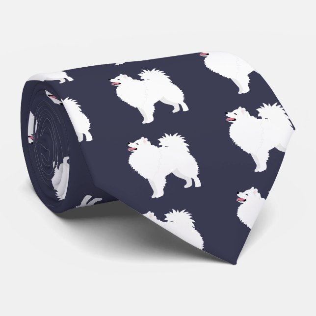 Corbata Eskimo Dog Dog Rama Silhouette (Enrollado)