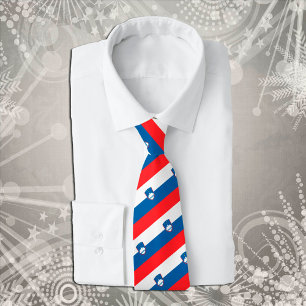 Corbata Eslovenia Lazos, moda Eslovenia Bandera negocio