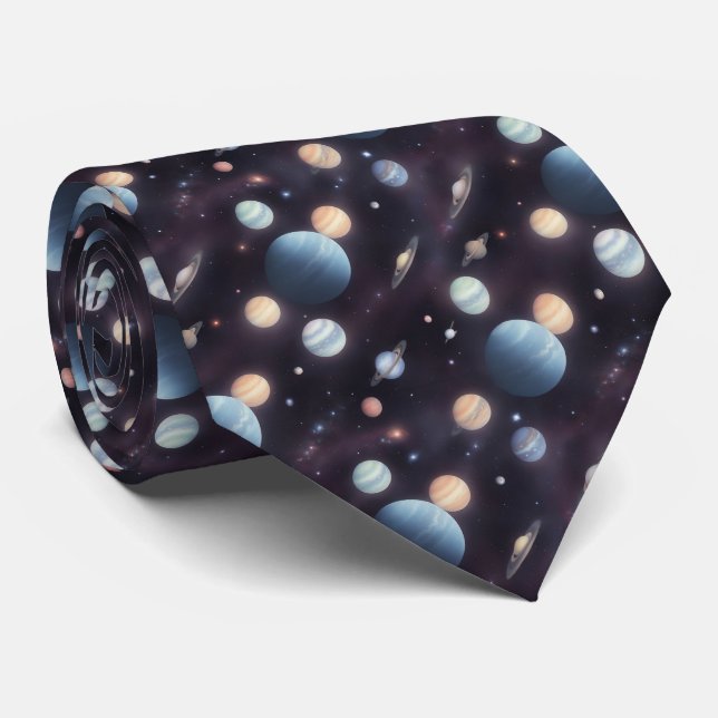 Corbata Espacio (Enrollado)