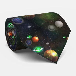 Corbata Espacio, planetas