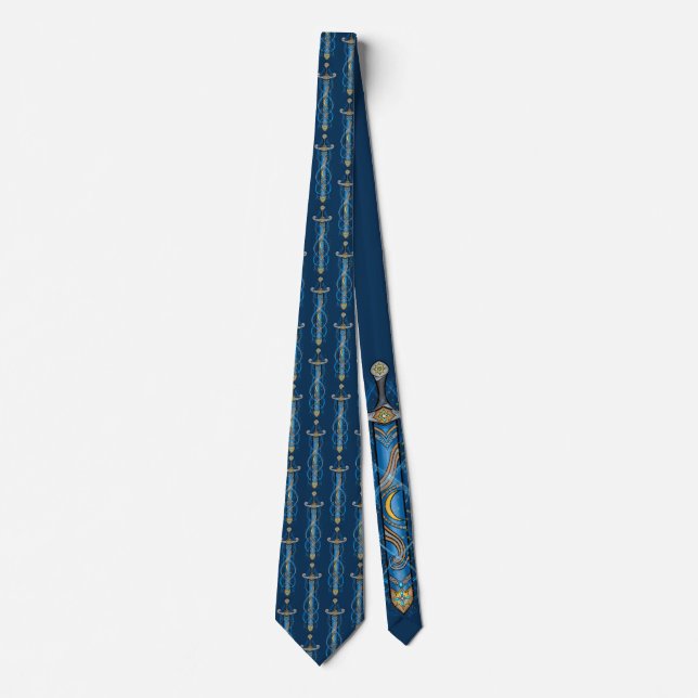 Corbata Espada de cielo nocturno (Anverso)