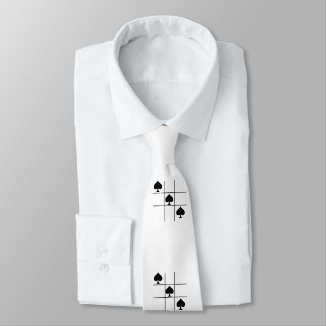 Corbata Espadas negras Tic Tac Te Thunder_Cove (Atado)