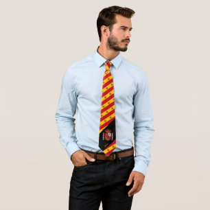 Corbata España Stripes Tie, negocios Bandera Española
