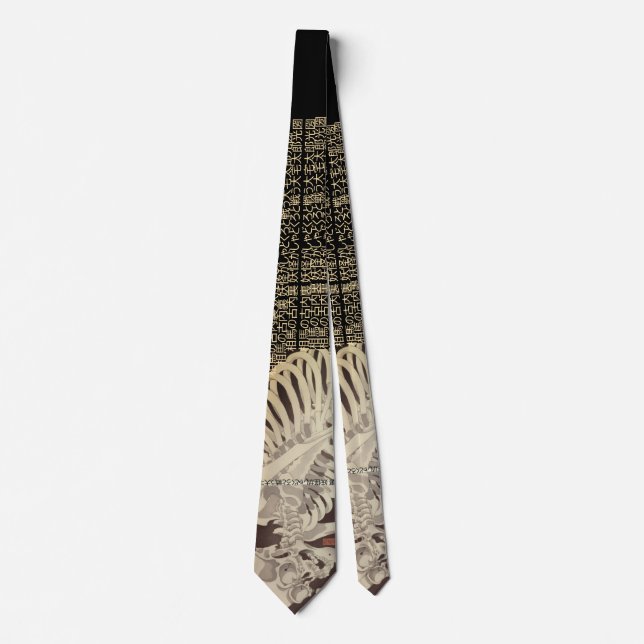 Corbata Espectro Esqueleto - Mitsukuni (Anverso)