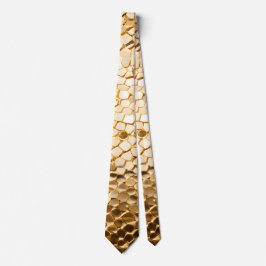 Corbata Espinosamente Gold Sequin Neck Tie