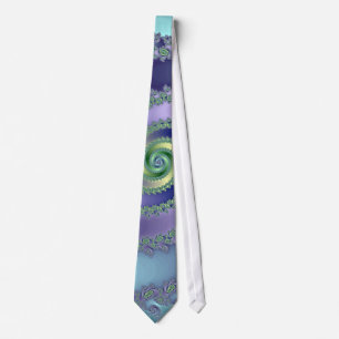 Corbata Espiral azul/verde (lazo)