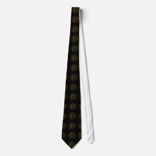 Corbata Espiral de Fibonacci la geometría sagrada
