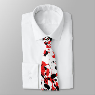 Corbata Esplash y goteo abstracto