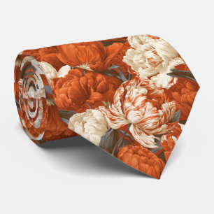 Corbata Esposo de Flor de Tulipán Otoño Boda