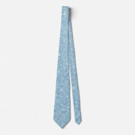 Corbata Espumoso cielo azul Purpurina de cuello