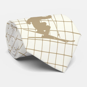 Corbata Esquiador de esquiar con nieve en el cuello de la