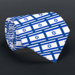 Corbata Estado judío de la bandera israelí<br><div class="desc">Esta corbata de cuello muestra tu amor por Israel con la bandera israelí.</div>