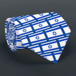 Corbata Estado judío de la bandera israelí<br><div class="desc">Esta corbata de cuello muestra tu amor por Israel con la bandera israelí.</div>