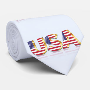 Corbata Estados Unidos - Estados Unidos - Bandera - Patrió