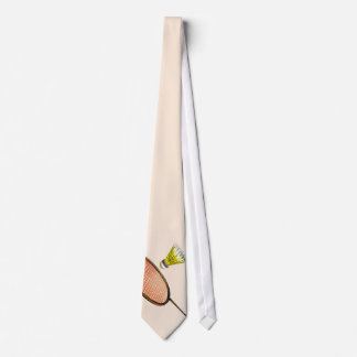 Corbata Estafa de bádminton y shuttlecock