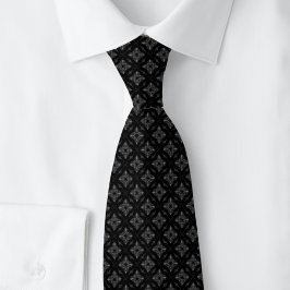 Corbata Estallido de diamante de carbón