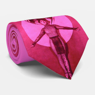 Corbata estampa de atuendo de estrella de cine extravagant