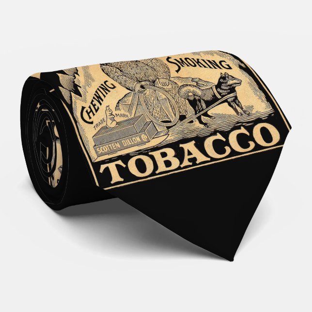 Corbata Estampa de Eskimo Tobacco  (Enrollado)